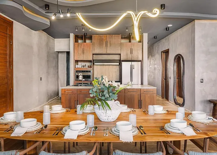 Appartement Beachfront 3br Penthouse W Private Pool Hot Tub & Gym Tulum