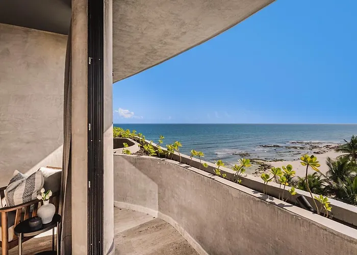 Beachfront 3br Penthouse W Private Pool Hot Tub & Gym * Tulum
