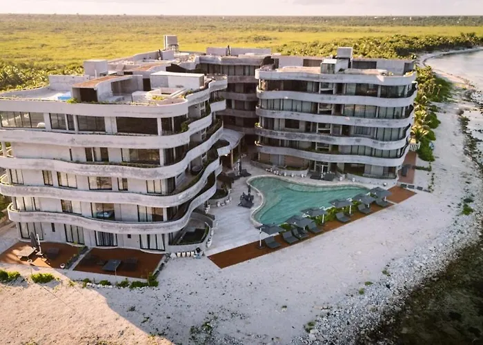 Appartement Beachfront 3br Penthouse W Private Pool Hot Tub & Gym Tulum